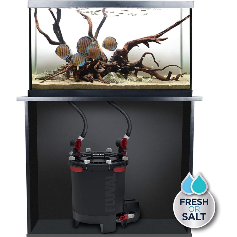 Fluval FX4-Filtre d'Aquarium à Plusieurs Niveaux, Haute Performance, Système de Changement d'Eau Intégré 62