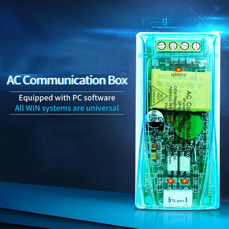 100A pzem 004T รุ่น3.0วัตต์มิเตอร์พร้อมเคส kWh Meter โมดูลทดสอบกระแสไฟฟ้าโวลต์แอมป์สำหรับ Arduino TTL COM2 COM3 COM4