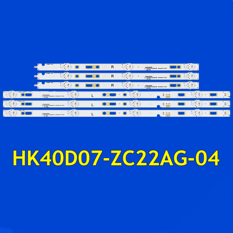 10 bandes de rétroéclairage LED TV pour HK40D07-ZC22AG-04 06-40F1-3X7-755X14 303HK400038