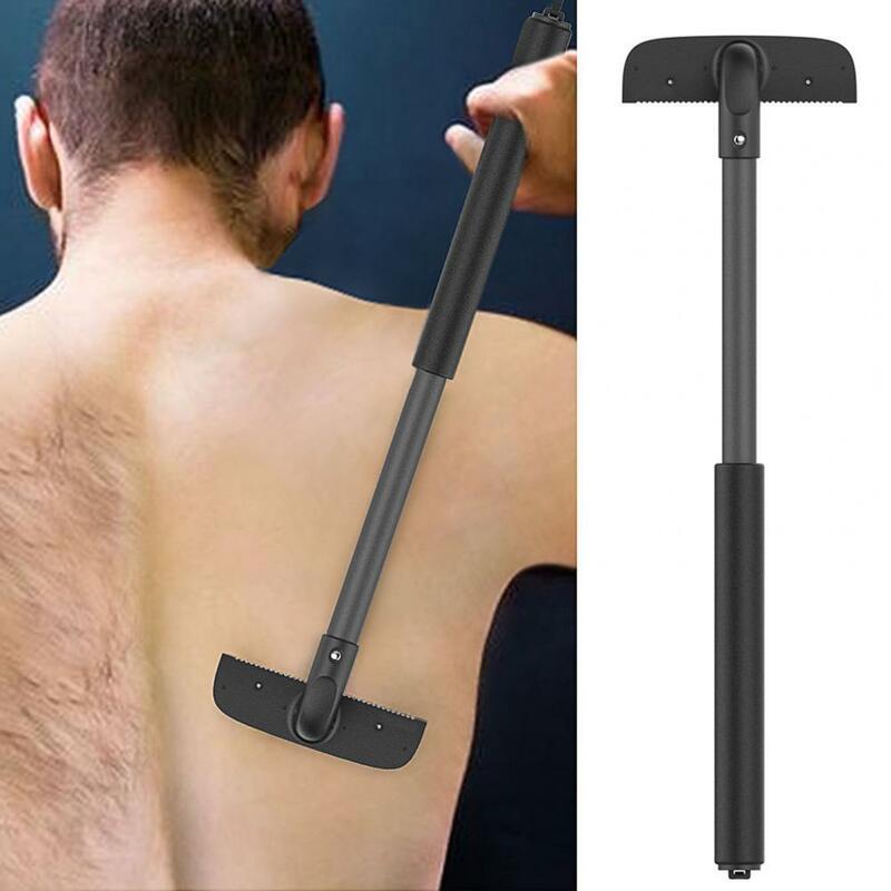 Barbeador de aço inoxidável antiderrapante leve para body groomer, superfície extra larga, removedor de cabelo unisex, prático