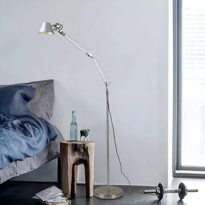Ajustável Nordic LED Floor Lamp, Luzes modernas para quarto, sala de estar, hotel, escritório