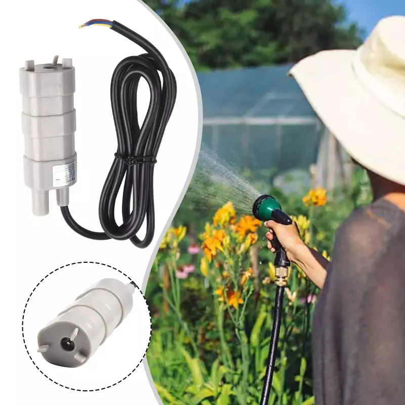 Pompa Air celup 1000L/H 12V, untuk penyiram taman rumput kolam motor aksesoris dan suku cadang pipa rumah
