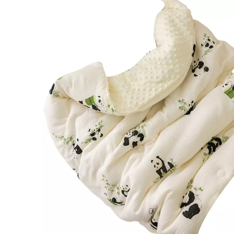 Infant Receiving Blankets Quilt Children Infant Cotton Muslin Blanket for Baby Swaddles Wraps Soft Breathable Cover