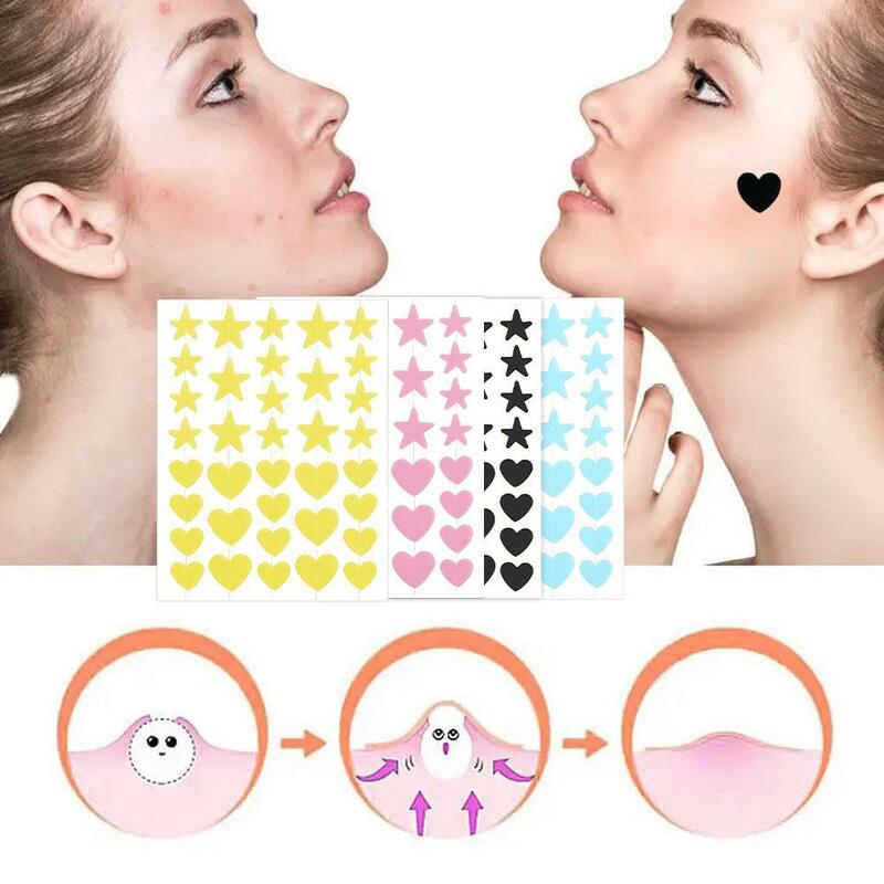 252PCS PE Material LoveColor Special-shaped Breathable Anti-acne Absorption Secretion Anti-infective Clean Concealer