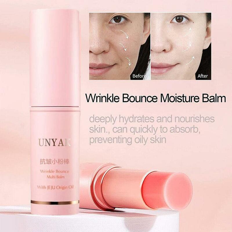 Collagen Multi Balm Stick Wrinkle Bounce Korean Cosmetics Anti-Wrinkle Moisturizing Multi Balm Brighten Dull Skin Tone Cream