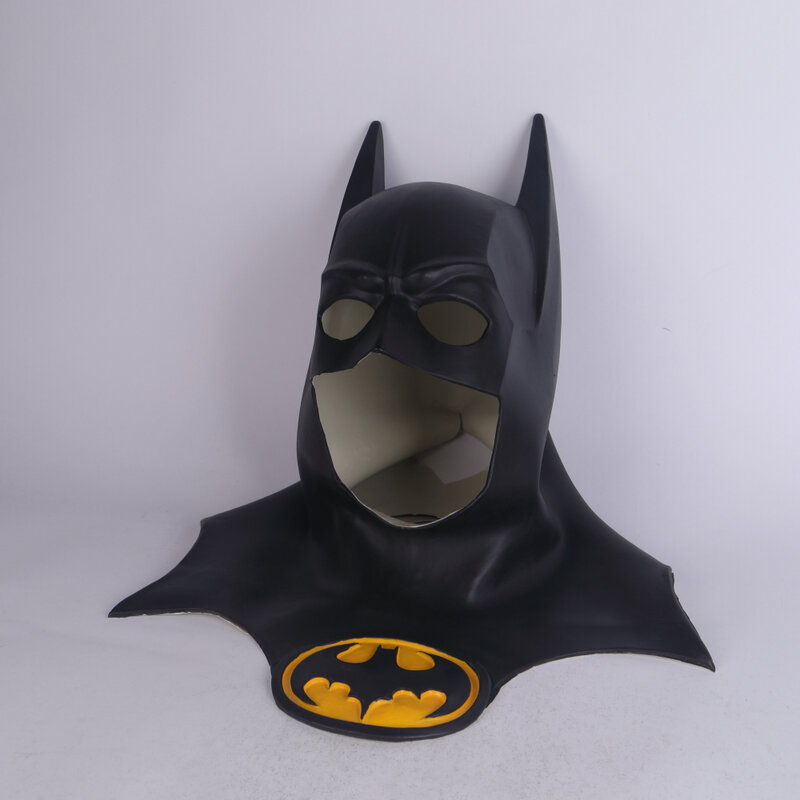 Оригинальные мужские и женские маски для лица, латексная полноголовая маска Брюса Уэйна, реквизит, версия 1989