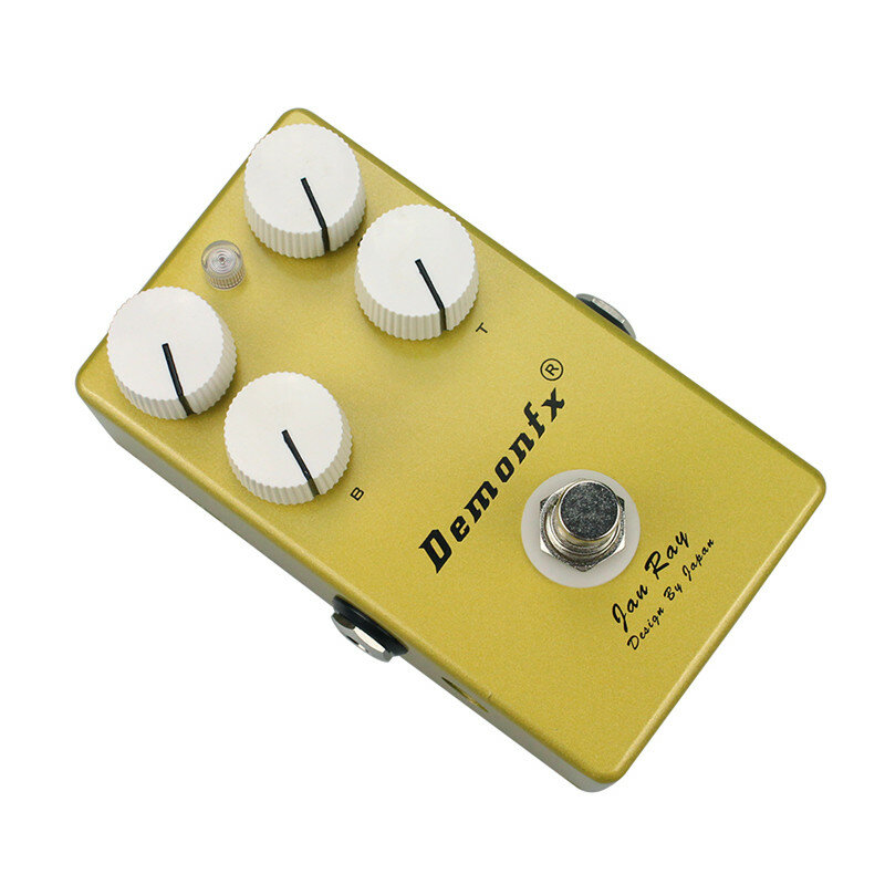 Demonfx-Pedal de efecto de guitarra de alta calidad, con Bypass verdadero, Jan Ray