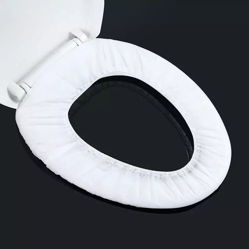 Descartável toalete almofada, non-woven toilet seat cover, para viagens, camping, hotel, banheiro, papel higiênico pad, 2457