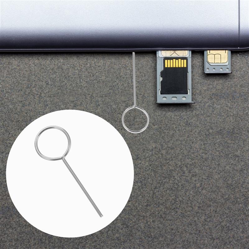 100 Stück Handy-Karten entferner Sim-Entferner Schlüssel-Tool bequeme Nadeln Smart Removal Karten Fach Auswerfen entfernen