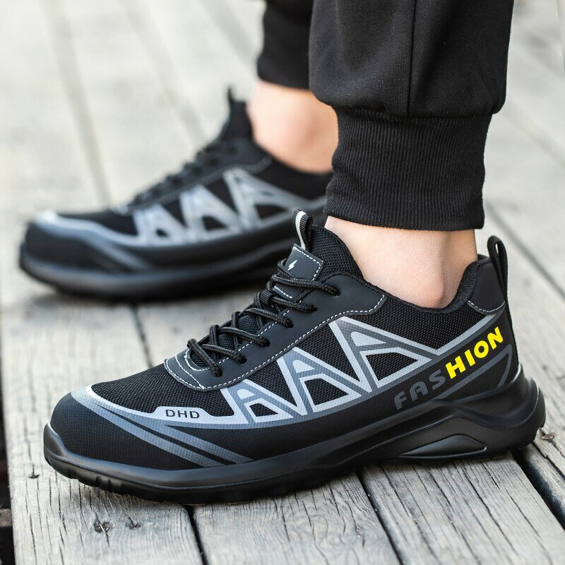 Mode Sportschuhe Arbeits stiefel pannen sichere Sicherheits schuhe Männer Stahl Zehen Schuhe Sicherheits schutzs chuhe unzerstörbar