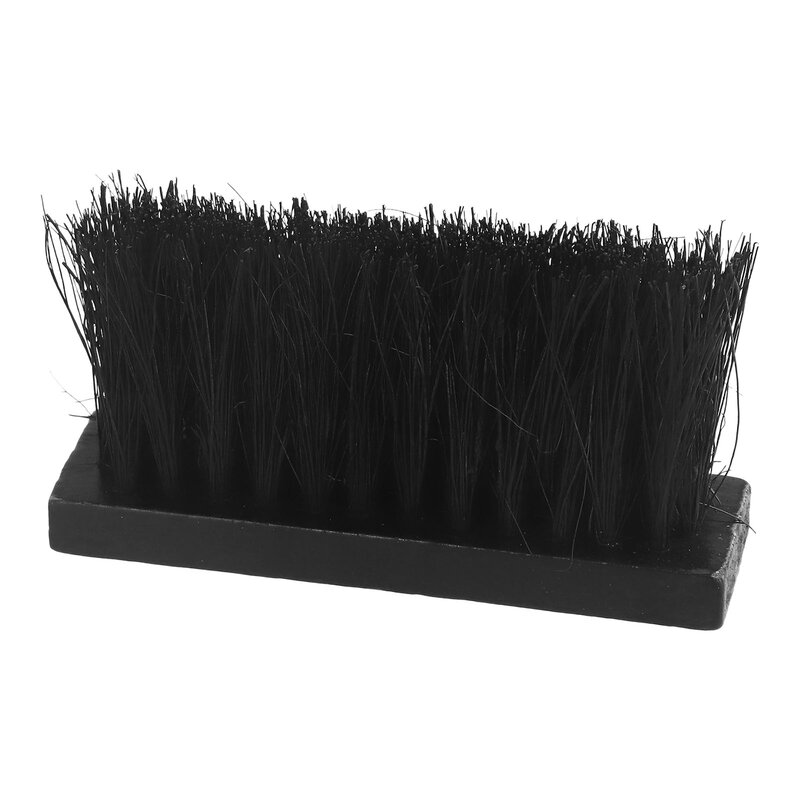 Cleaning Brushes Fireplace Brush 13.5x3.5x1.3cm 1Pcs Black Brush Head Fire Hearth Fireplace Refill Cleaning Square