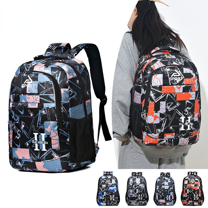 High-capacity Oxford Camouflage Schoolbags for Teenagers New Outdoor Travel Men Women Business Leisure Backpacks All-match Hot