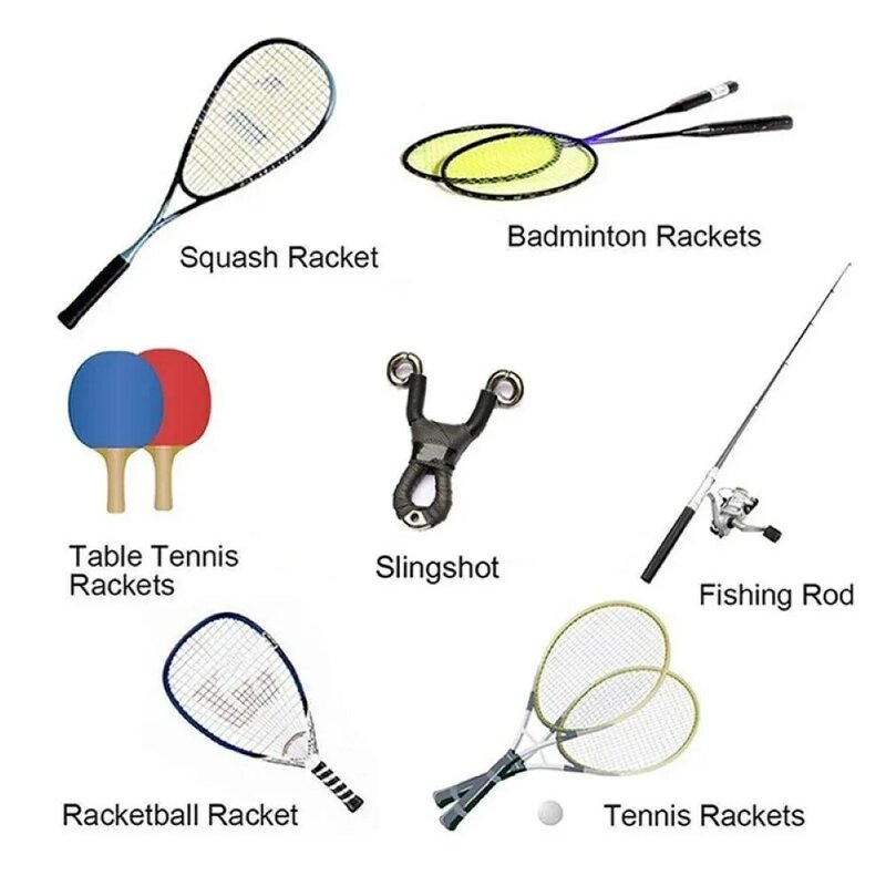 Banda elástica para el sudor para cañas de pescar, cinta para raqueta, transpirable, antideslizante, absorbe el sudor