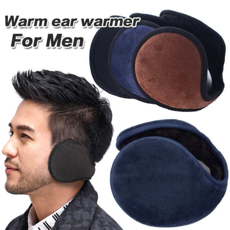 Earmuffs de algodão macio para homens e mulheres, bandana de pelúcia, capa de ouvido, protetor Muff, Earflap, inverno, quente, vestuário, acessórios, novo