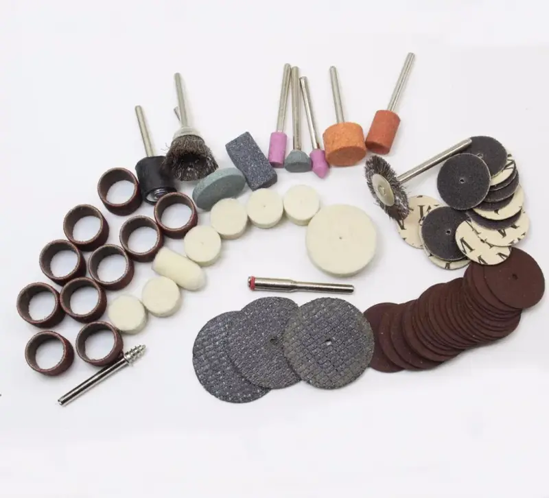 Juego de brocas de corte para herramientas rotativas Dremel, juego de herramientas de pulido, Mini taladro, 110 piezas