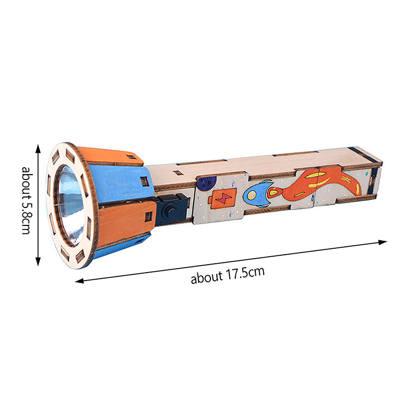 DIY Flashlight DIY Science Experiment Kit Education Model Toy For Children Gift Toy