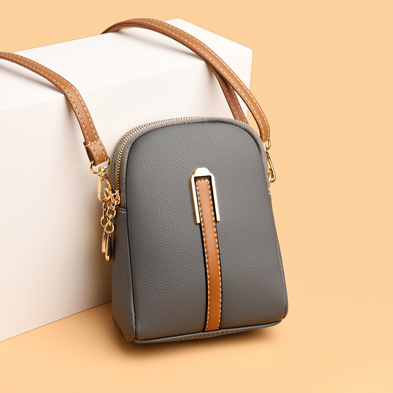 Einfaches Design Frühling Vintage Marke Handtaschen und Brieftaschen Armband Taschen Damen beutel Schulter Umhängetaschen Handy taschen