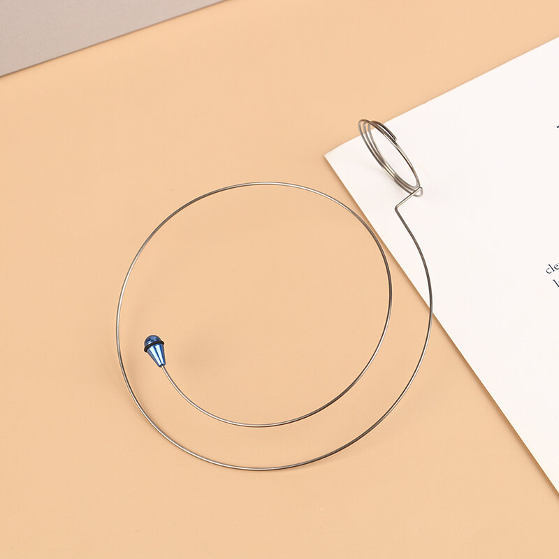 Nuovo 1Pc filo di acciaio inossidabile occhialini porta occhiali riparazione orologio facile da bloccare lente d'ingrandimento oculare accessori per anelli in acciaio
