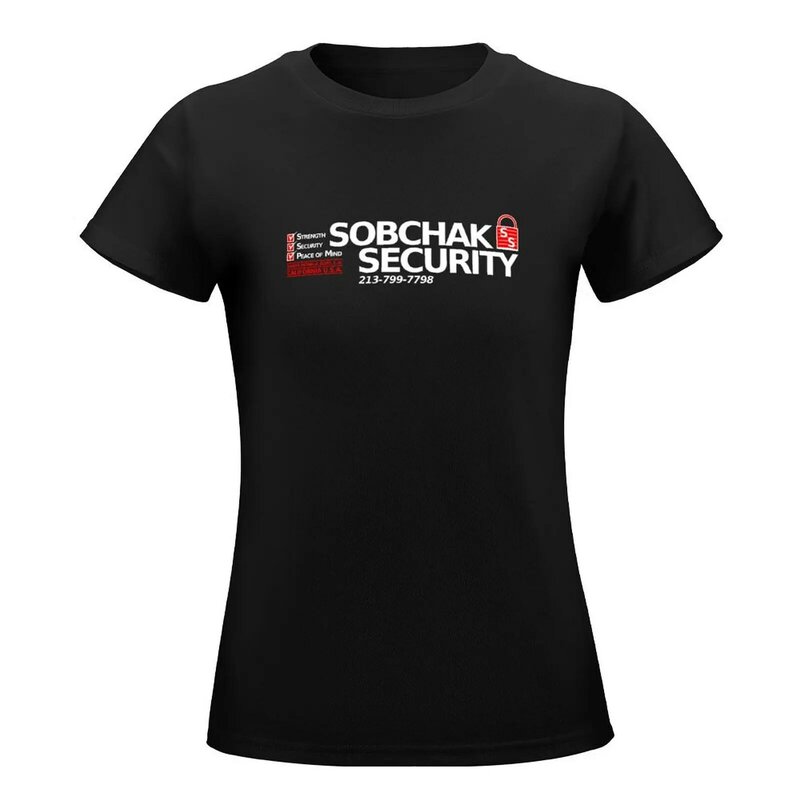 Sobchak Security T-shirt lady clothes female tops t-shirts for Women cotton