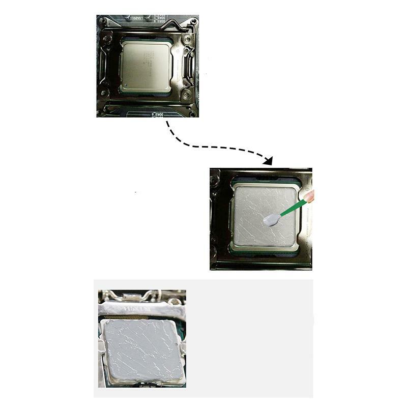 Термопроводящая смазка, паста, силиконовый пластырь, теплоотводящая смесь для процессора, компьютера GD900, теплоотводящая силиконовая паста