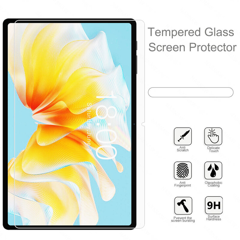 Protector de pantalla HD a prueba de arañazos, vidrio templado para tableta Teclast T40HD, película protectora de 10,36 pulgadas, 2 piezas