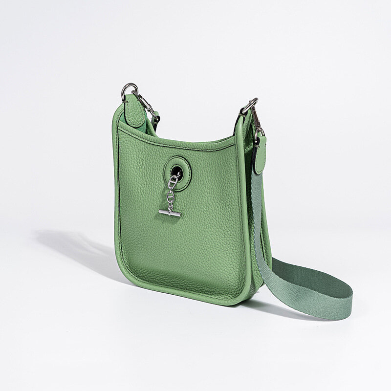 Rindsleder Schulter Single Umhängetasche Handtaschen für Frauen lässig hochwertige Messenger vielseitige Luxus Frau mehrfarbig y2k
