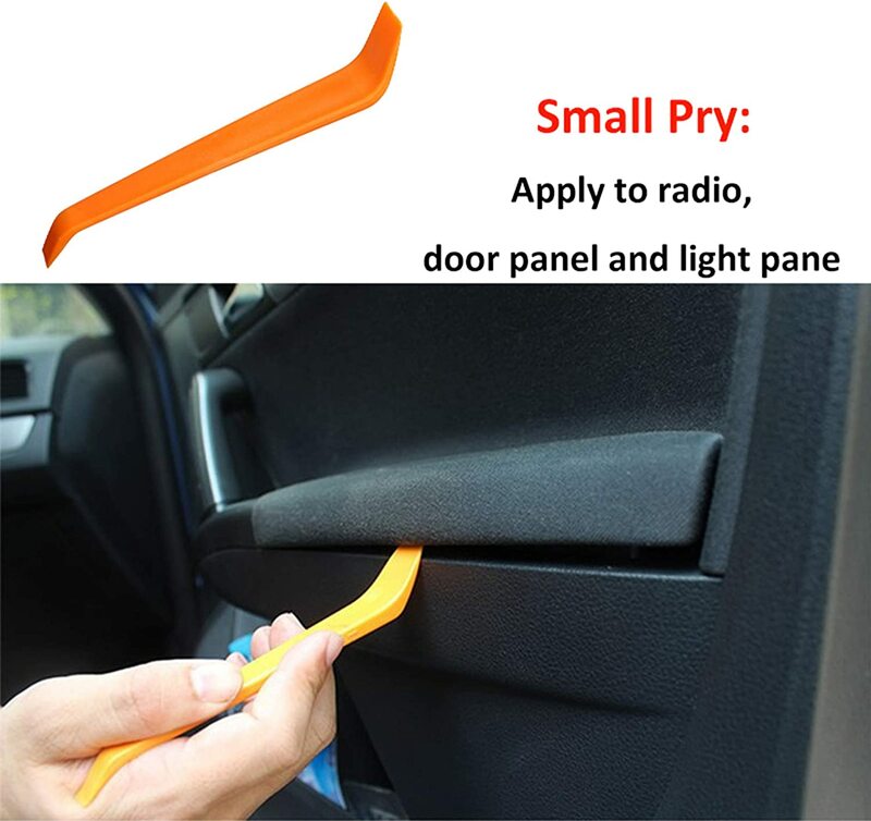 Herramienta de desmontaje de Audio para coche, palanca de plástico para Panel de puerta, Clip Interior, palanca basculante