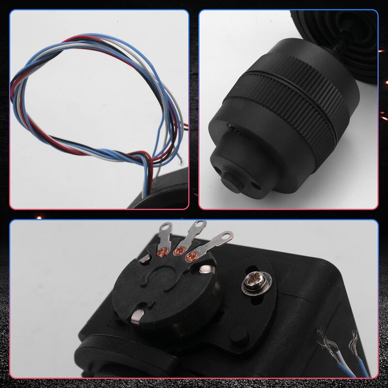 Botón de potenciómetro de Joystick electrónico de 4 ejes para JH-D400B-M4, controlador 10K 4D con cable para Industrial