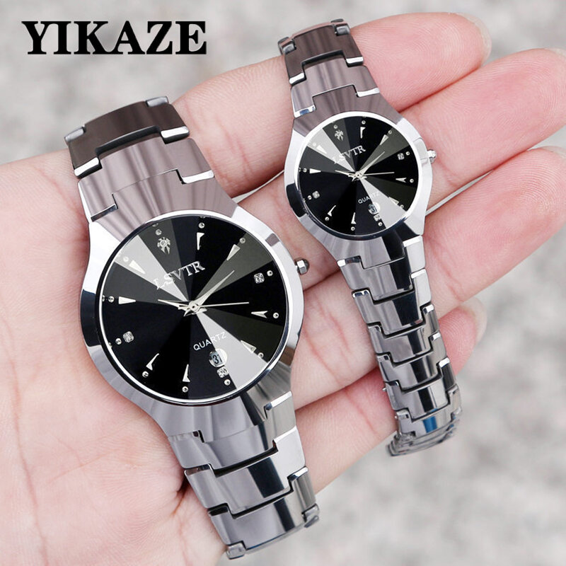 Luxury Business Quartz Men's Wristwatches Casual Stainless Steel Strap Clock Waterproof Wrist Watch Luminous Chronograph Watches