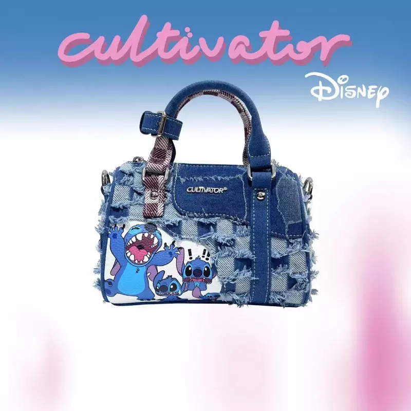 Disney Stitch oryginalna damska torebka luksusowa marka moda damska jedna torba na ramię Crossbody kreskówka torebka Cute girls
