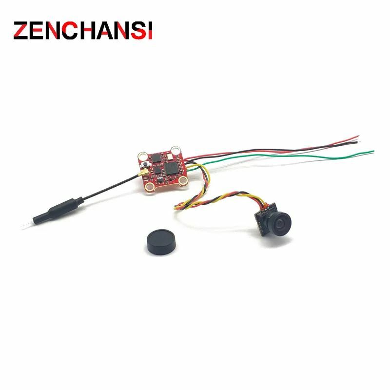 5.8G 25/200/400mW Power Adjustable VTX 40CH FPV Transmitter Support Betaflight/Cleanflight OSD and 800TVL camera for RC Drone