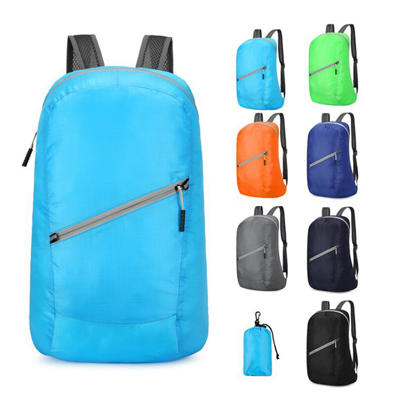 Outdoor 20L Lightweight Portable Backpack Hiking Bag Waterproof Folding Ultralight Pack for Women Men Travelling Sports Daypack