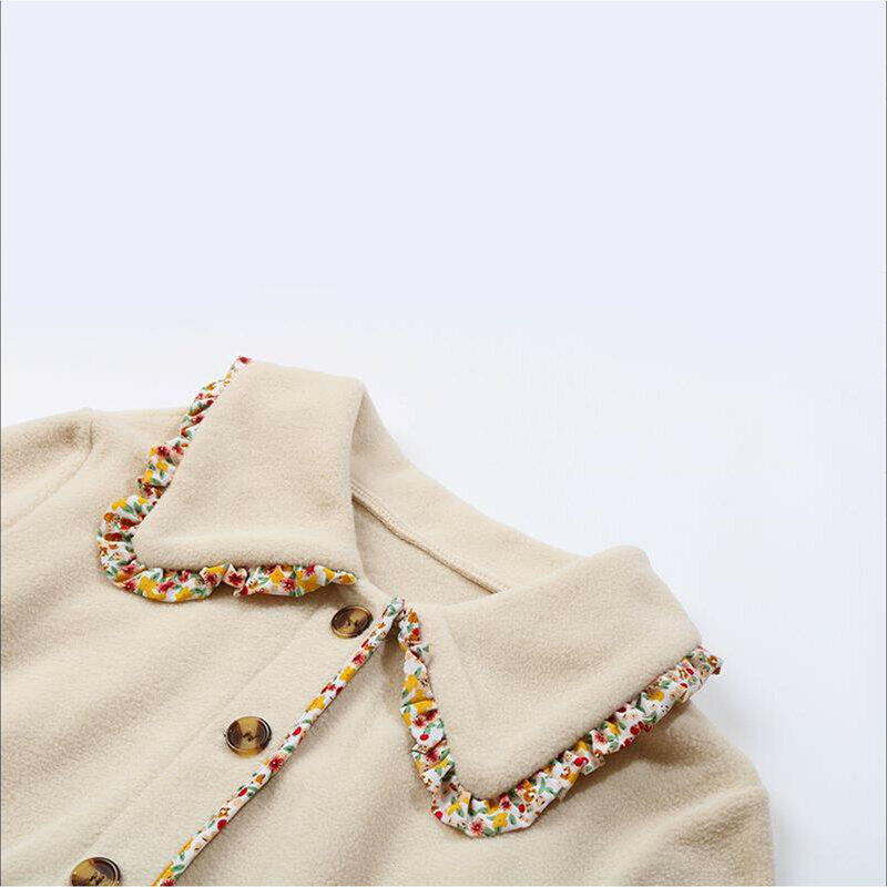 ChimSpring-Veste en dentelle à manches longues pour femme, blouson élégant et confortable, couleur unie, avec patchwork