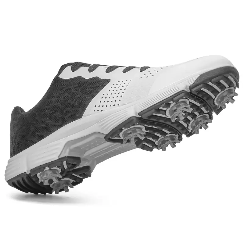 Men Golf Shoes Professional Spikes Golf Sport Sneakers Breathable Mens Trainers Golfing Sport Sneakers Outdoor Mens Footwears