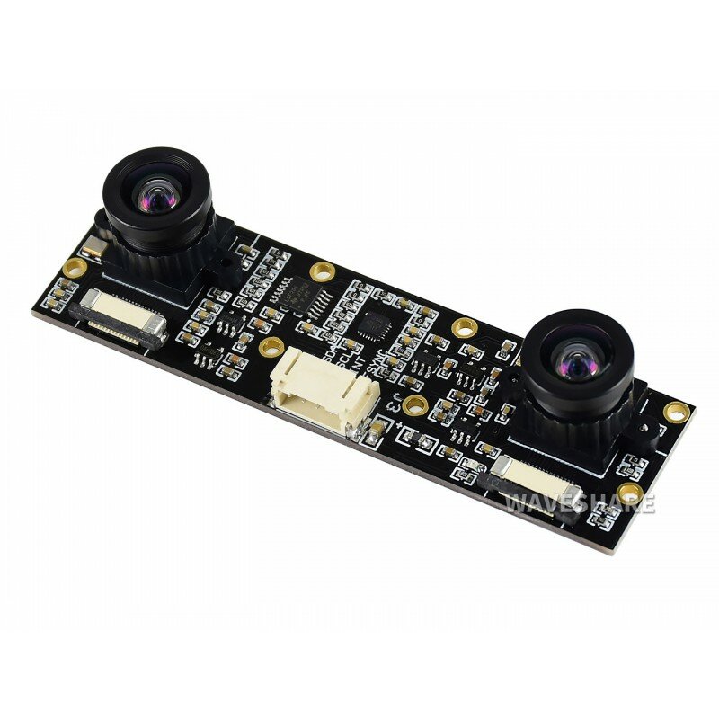 Módulo de cámara Binocular, doble IMX219, 8 megapíxeles, aplicable para Jetson Nano y Raspberry Pi, visión estéreo, Visión de profundidad