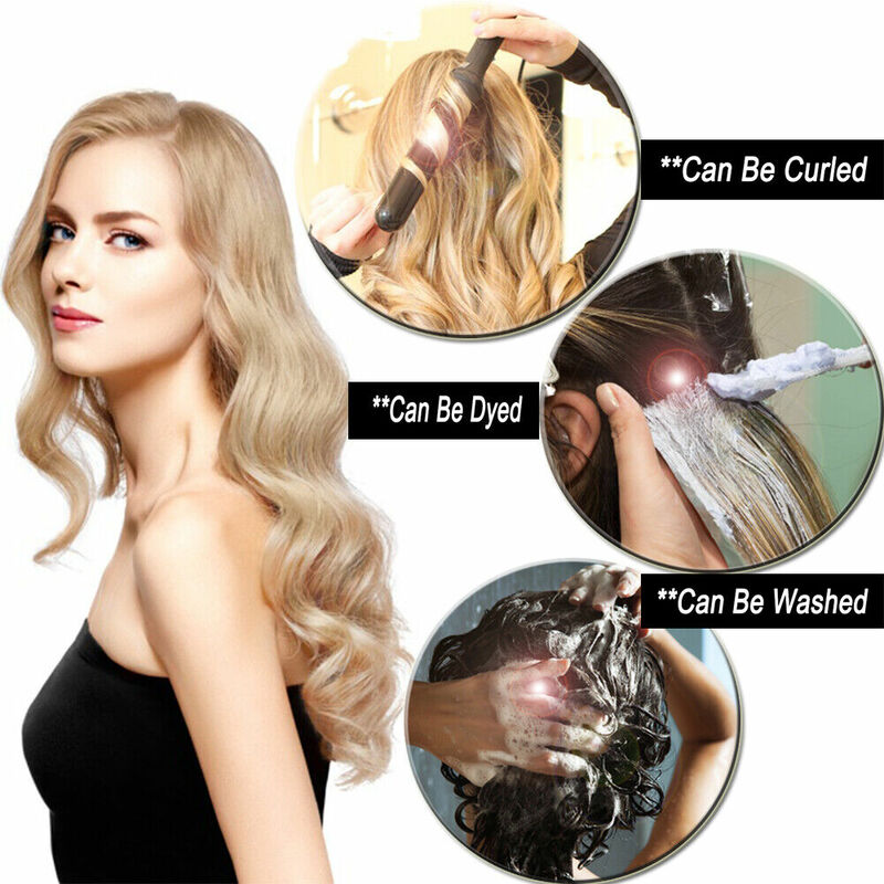 Natural Clip Em Extensões De Cabelo Para Mulheres, 100% Cabelo Humano, Cabelo Remy Liso, Hairpieces, 14-26in, 7PCs