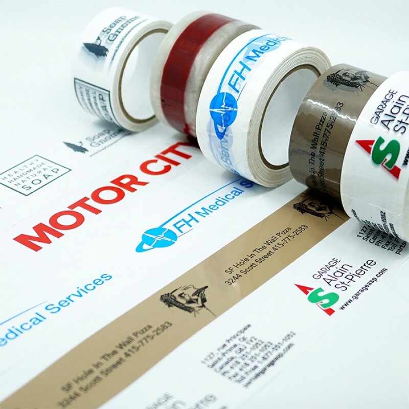 Пользовательский, Пользовательский логотип печатная доставка упаковочная лента, водонепроницаемая самоклеящаяся фотолента от поставщика