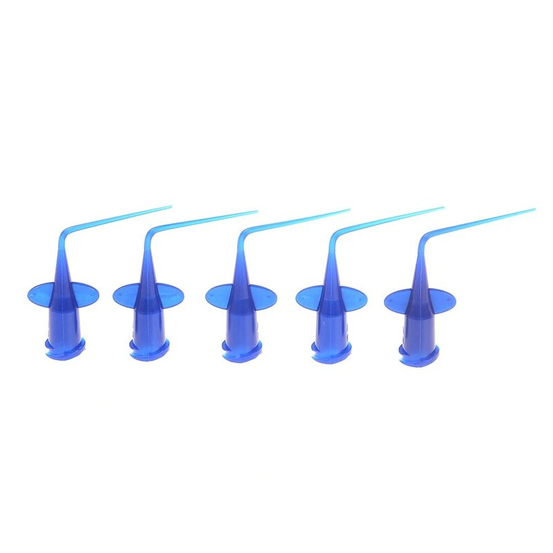 Dental disposable syringe tip dental irrigation tips 50pcs bag blue