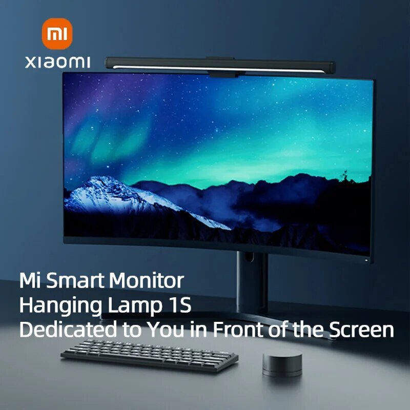 Осветительная панель Xiaomi Mijia 1S для монитора компьютера, светодиодная лампа с подвесным экраном для защиты глаз студентов, обучения чтению