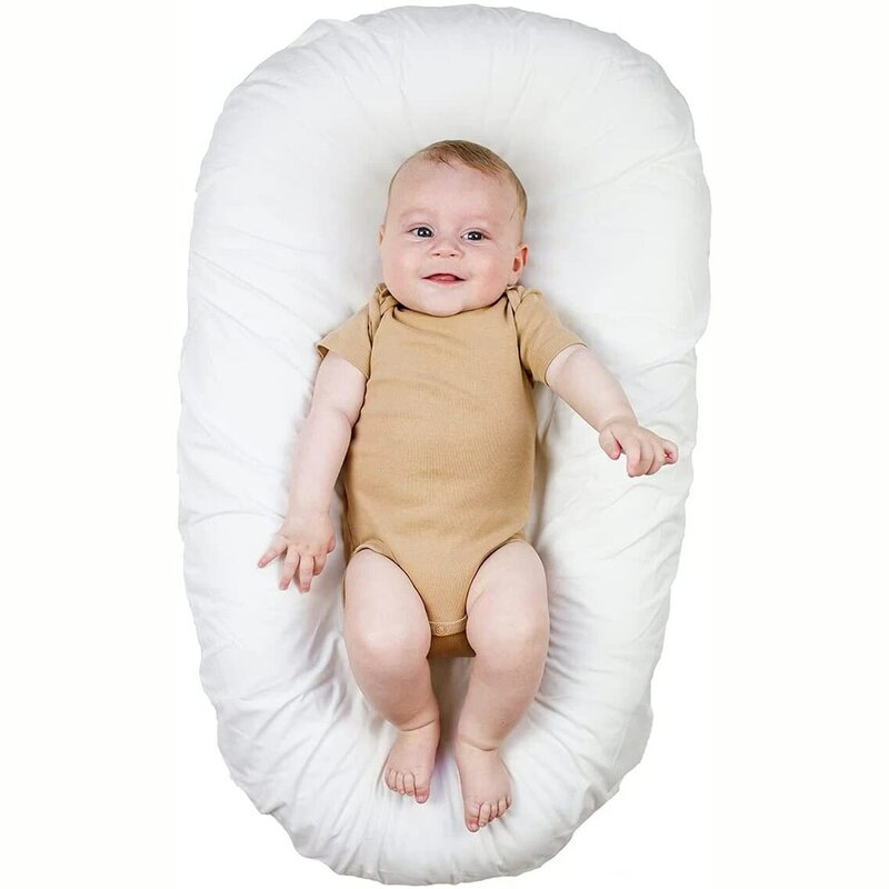 Nido de algodón orgánico para recién nacido, cómodo desmontable, Súper suave, súper suave