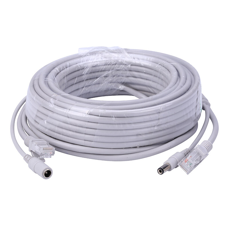 HAMROL-Cable de extensión para adaptador de corriente, Cable de alimentación macho y hembra de 5M/10M, 5,5x2,1mm, extensible para cámara IP de red CCTV