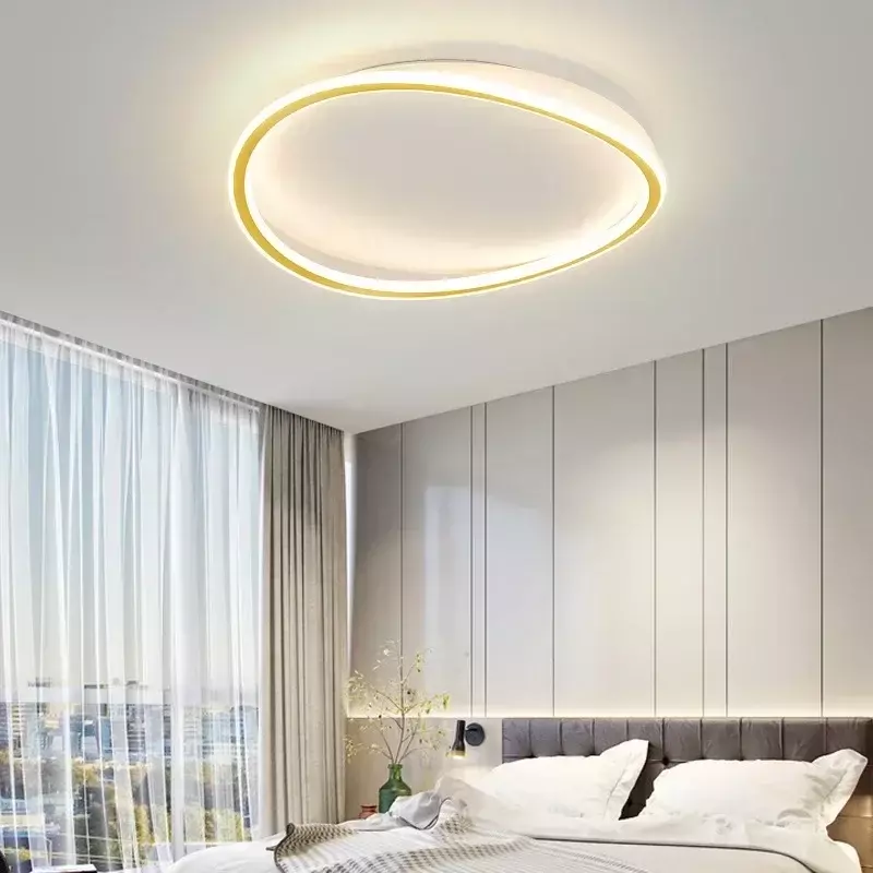 Lampu langit-langit LED Modern untuk ruang tamu ruang makan kamar tidur kamar anak-anak ruang belajar tempat lilin Dekorasi Rumah perlengkapan pencahayaan kilau