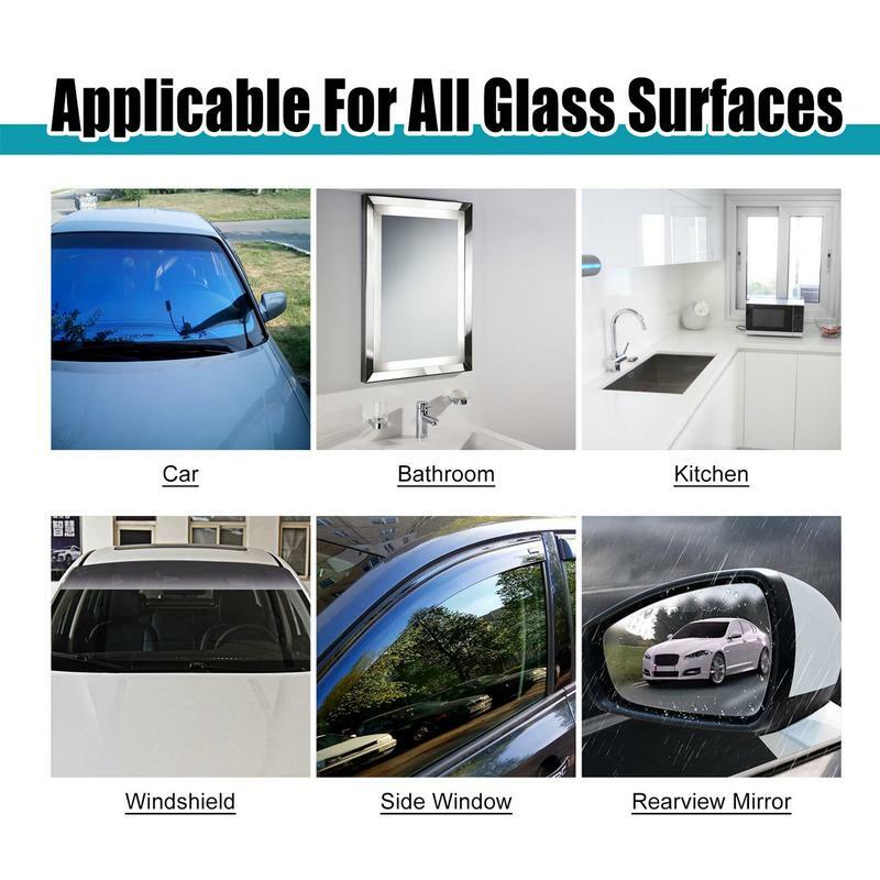 กระจกรถยนต์สเปรย์พ่นหมอกกระจกกระจกที่บังแดดหน้ารถยนต์ทำความสะอาดหมอกทำความสะอาดฟิล์มน้ำมันสำหรับ RV SUV รถบรรทุกหน้าต่างและบ้าน