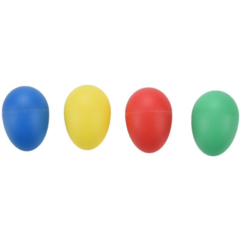 60 Pieces Plastic Egg Shakers Maracas Percussion Musical Eggs For Kid Toys Music Learning DIY Painting