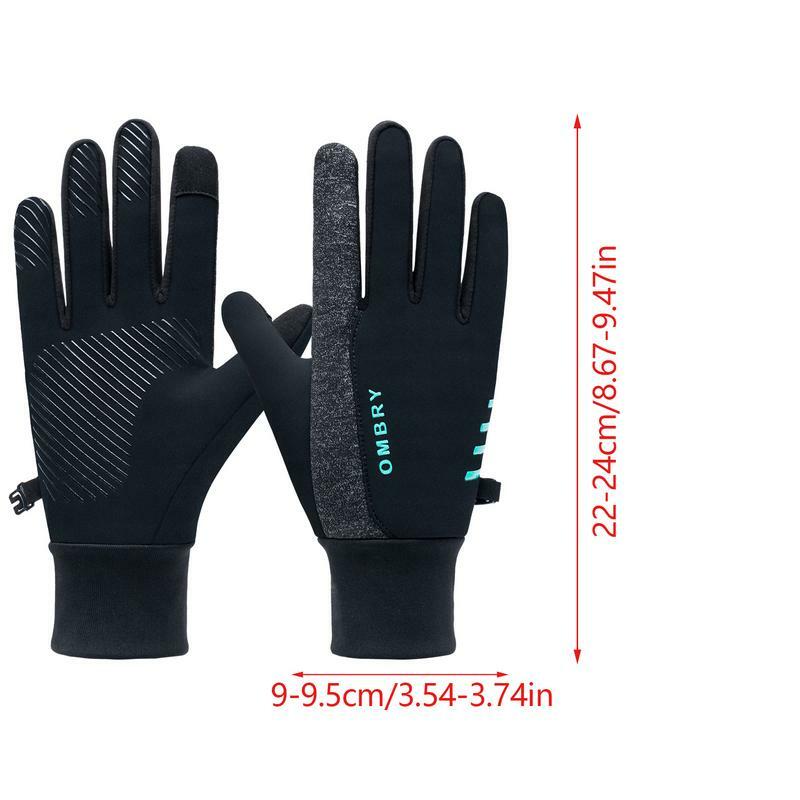 Guanti da ciclismo invernali guanti da neve antivento caldi forniture per attività all'aperto guanti invernali per l'equitazione sci alpinismo
