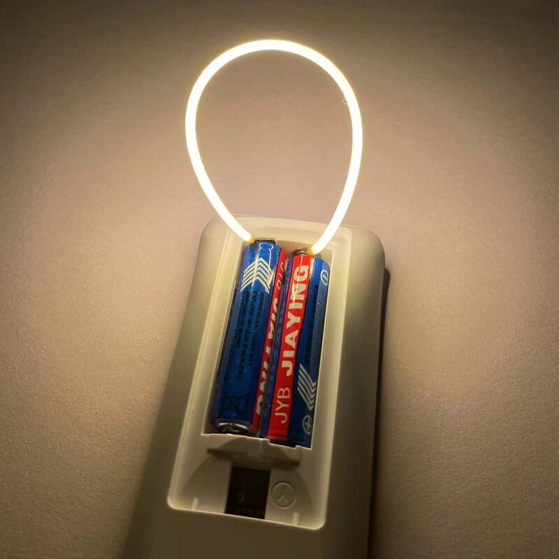 LED Soft Silament Edison Lampe Lampe Teile DC3V 80mm 130mm 255mm 300mm DIY Diode flexible Beleuchtung Filament Zubehör