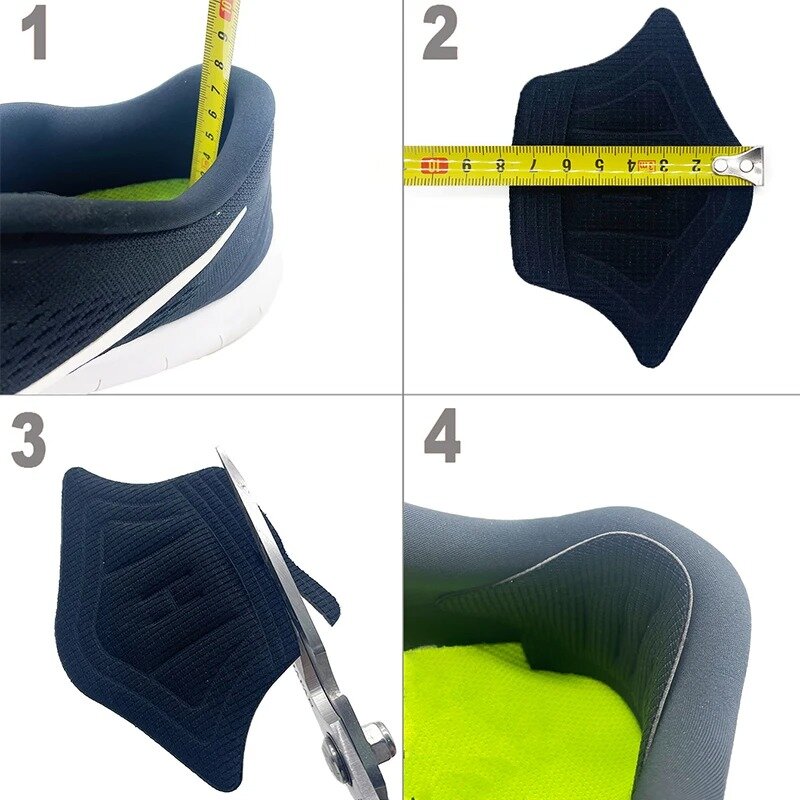 3 пары / 6pcs накладки для обуви для спортивной обуви наклейки на задней стороне с регулируемым размером наклейки для износостойких подушек