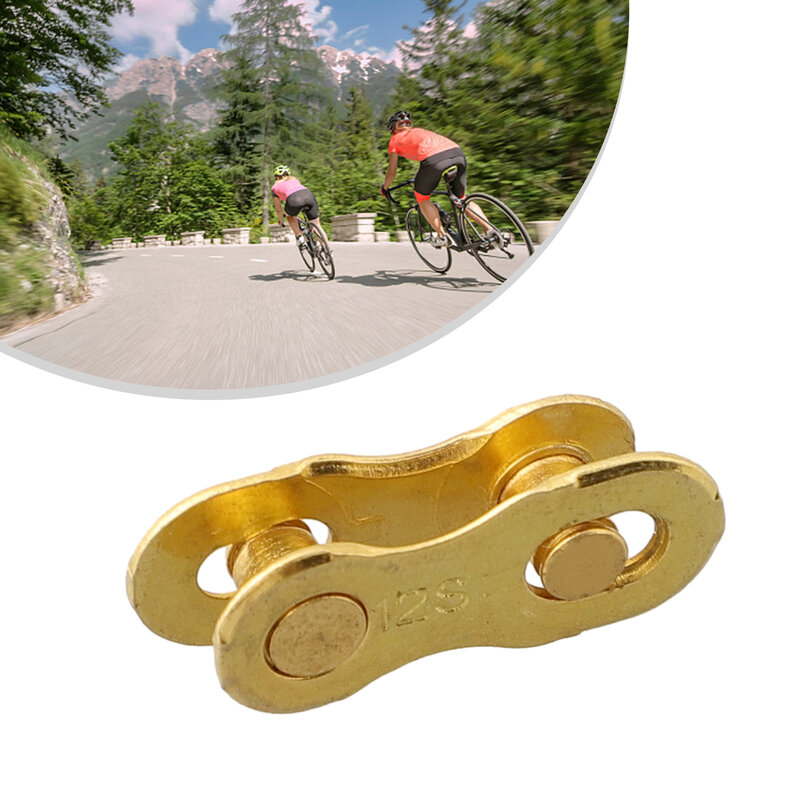 Bicycle Golden Chain Buckle 8/9/10/11/12 Speed Chain Quick Release Buckle Chain Buckle Single Speed  To 12 Speed Missing Link