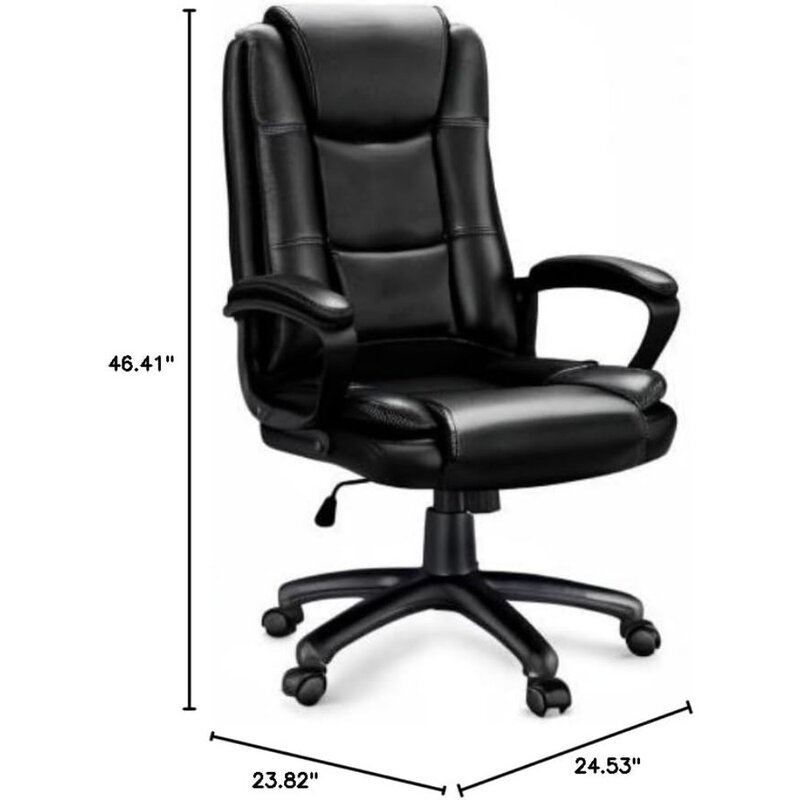 เก้าอี้สำนักงานบ้านการออกแบบขนาดใหญ่และสูง400LBS สำหรับงานหนักที่รองรับหลังหมอนรองกระดูกสันหลังตามหลักสรีรศาสตร์โต๊ะคอมพิวเตอร์