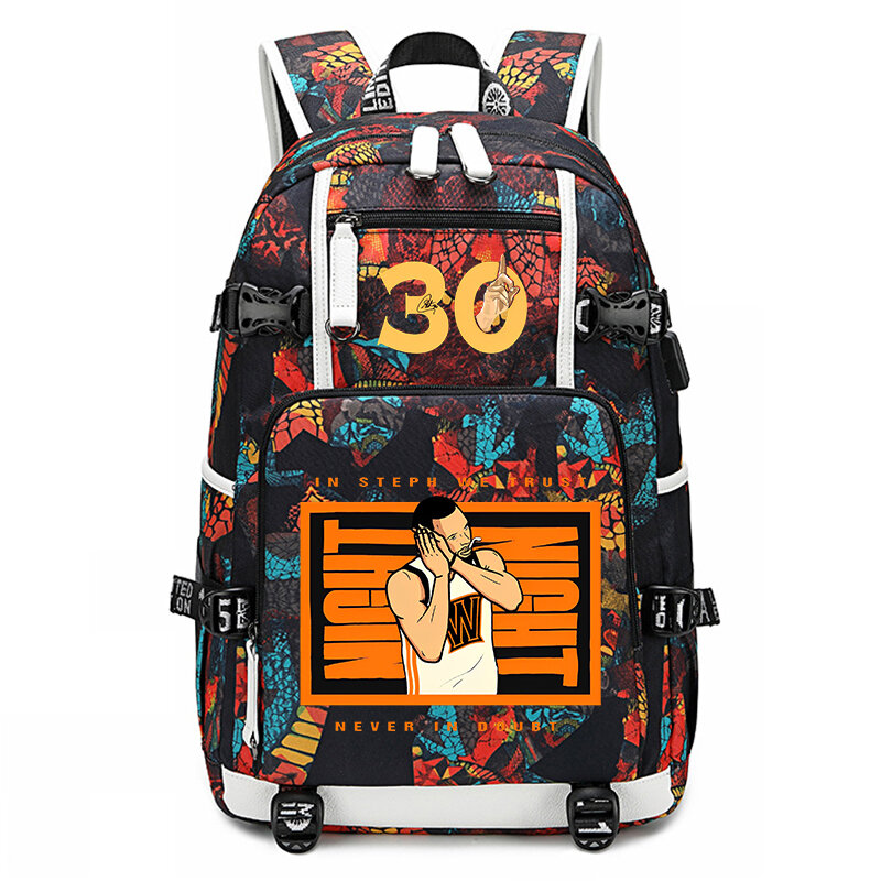 Молодежный рюкзак с принтом Карри Аватара, Студенческая сумка для кампуса, уличная дорожная сумка большой емкости, подходит для мальчиков и девочек